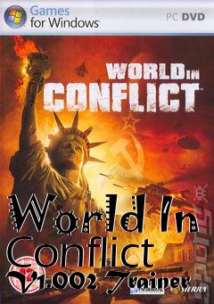 Box art for World
In Conflict V1.002 Trainer