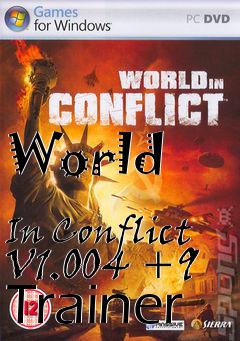 Box art for World
            In Conflict V1.004 +9 Trainer