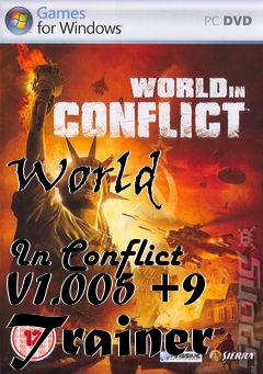 Box art for World
            In Conflict V1.005 +9 Trainer