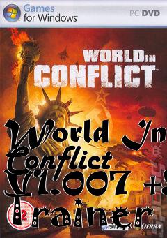 Box art for World
In Conflict V1.007 +9 Trainer