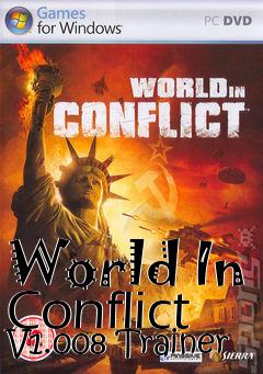 Box art for World
In Conflict V1.008 Trainer