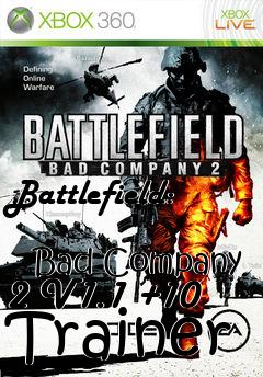 Box art for Battlefield:
            Bad Company 2 V1.1 +10 Trainer