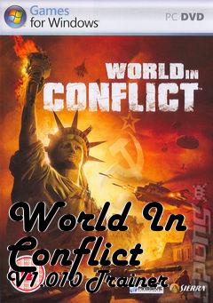 Box art for World
In Conflict V1.010 Trainer
