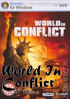 Box art for World
In Conflict V1.010 Trainer