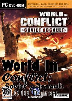 Box art for World
In Conflict: Soviet Assault V1.010 Trainer