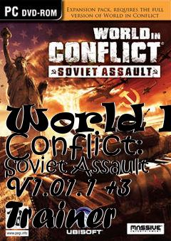 Box art for World
In Conflict: Soviet Assault V1.01.1 +3 Trainer