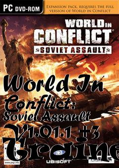 Box art for World
In Conflict: Soviet Assault V1.01.1 +3 Trainer