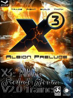 Box art for X3:
Albion Prelude Steam V2.0 Trainer