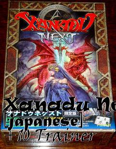 Box art for Xanadu
Next [japanese] +10 Trainer