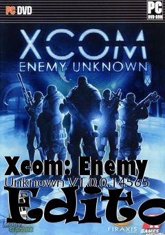 Box art for Xcom:
Enemy Unknown V1.0.0.14565 Editor