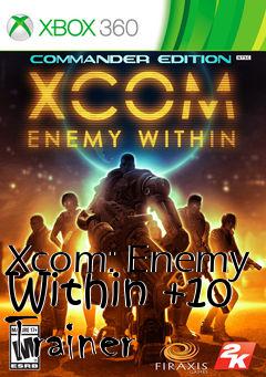 Box art for Xcom:
Enemy Within +10 Trainer
