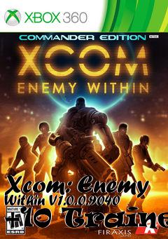 Box art for Xcom:
Enemy Within V1.0.0.9040 +10 Trainer