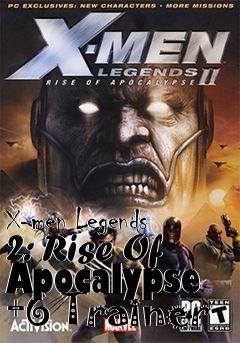 Box art for X-men
Legends 2: Rise Of Apocalypse +6 Trainer