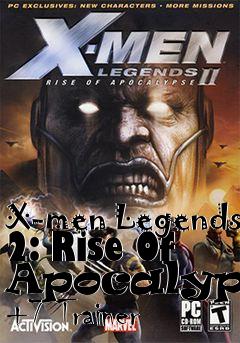 Box art for X-men
Legends 2: Rise Of Apocalypse +7 Trainer