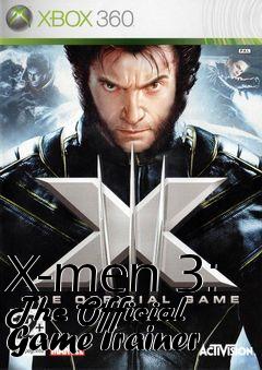 Box art for X-men
3: The Official Game Trainer