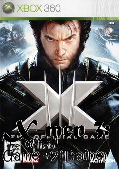 Box art for X-men
3: The Official Game +7 Trainer