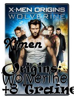 Box art for X-men
            Origins: Wolverine +8 Trainer
