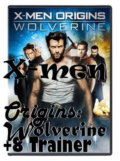 Box art for X-men
            Origins: Wolverine +8 Trainer