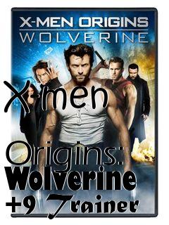 Box art for X-men
            Origins: Wolverine +9 Trainer