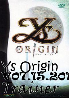 Box art for Ys
Origin V07.15.2014 Trainer