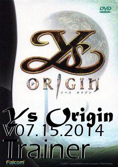 Box art for Ys
Origin V07.15.2014 Trainer