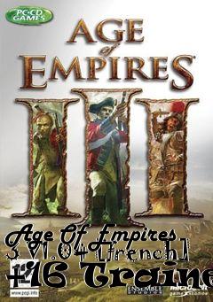 Box art for Age
Of Empires 3 V1.04 [french] +16 Trainer