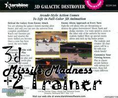 Box art for 3d
      Missile Madness +2 Trainer