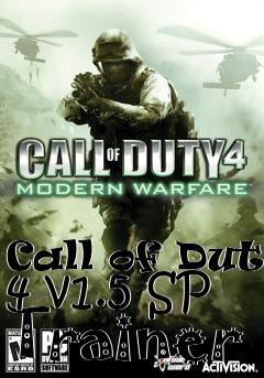 Box art for Call of Duty 4 v1.5 SP Trainer