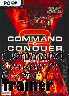 Box art for Command & Conquer 3: Kanes Wrath Trainer