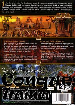 Box art for Seven Kingdoms: Conquest Trainer