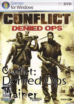 Box art for Conflict: Denied Ops Trainer