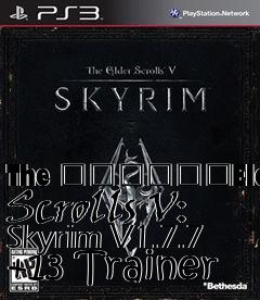 Box art for The
						Elder Scrolls V: Skyrim V1.7.7 +13 Trainer