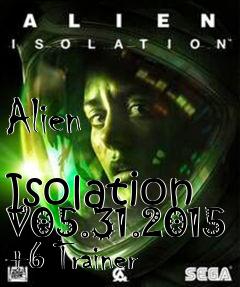 Box art for Alien
            Isolation V05.31.2015 +6 Trainer
