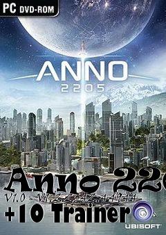 Box art for Anno
2205 V1.0 - V1.2.2342.44944 +10 Trainer