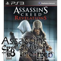 Box art for Assassins
Creed: Revelations +18 Trainer