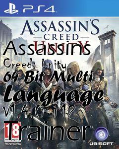 Box art for Assassins
Creed: Unity 64 Bit Multi Language V1.4.0 +12 Trainer