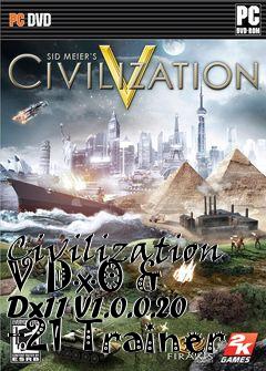Box art for Civilization
V Dx0 & Dx11 V1.0.0.20 +21 Trainer