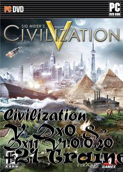 Box art for Civilization
V Dx0 & Dx11 V1.0.0.20 +21 Trainer