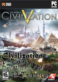 Box art for Civilization
V Dx0 & Dx11 V1.0.1.275 +20 Trainer