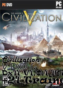 Box art for Civilization
V Dx0 & Dx11 V1.0.1.167 +21 Trainer