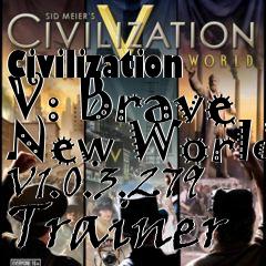 Box art for Civilization
V: Brave New World V1.0.3.279 Trainer