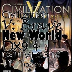 Box art for Civilization
V: Brave New World Dx9 & Dx11 V1.0.3.18 +15 Trainer