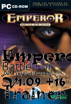 Box art for Emperor:
Battle For Dune [english/russian] V1.09 +16 Trainer