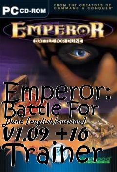 Box art for Emperor:
Battle For Dune [english/russian] V1.09 +16 Trainer