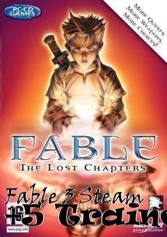 Box art for Fable
3 Steam +5 Trainer