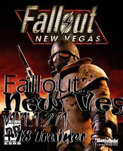 Box art for Fallout:
New Vegas V1.1.1.271 +18 Trainer