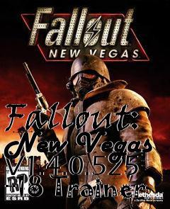 Box art for Fallout:
New Vegas V1.4.0.525 +18 Trainer