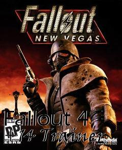 Box art for Fallout
4 +14 Trainer