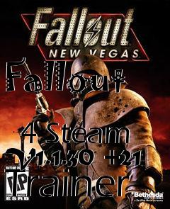 Box art for Fallout
            4 Steam V1.1.30 +21 Trainer