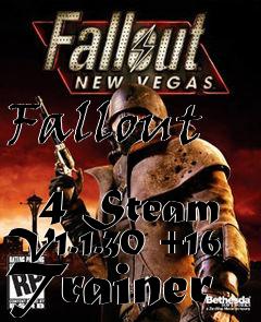 Box art for Fallout
            4 Steam V1.1.30 +16 Trainer
